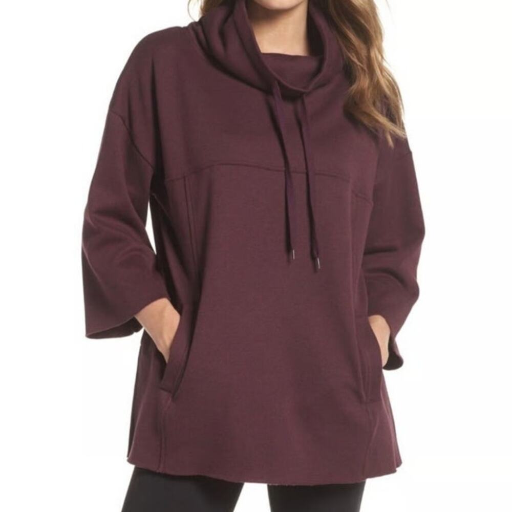UGG Purple Fleece Lined Astrid Poncho Sweatshirt Size XS/Small
